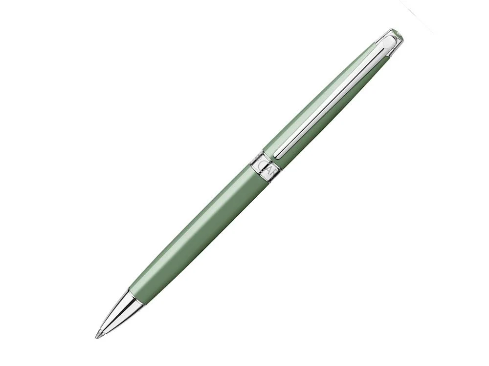 Caran d'Ache Léman Slim Léman Vert de Gris Ballpoint pen, Brass, Green, 4781.713 - Image 2