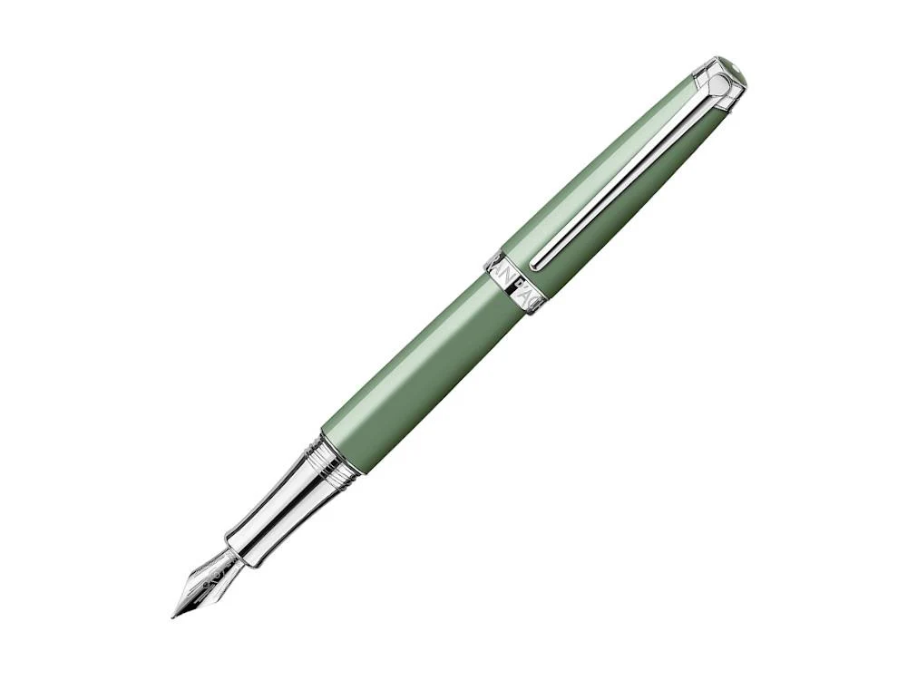 Caran d'Ache Léman Vert De Gris Fountain Pen, Brass, Green, 4799.713 - Image 3