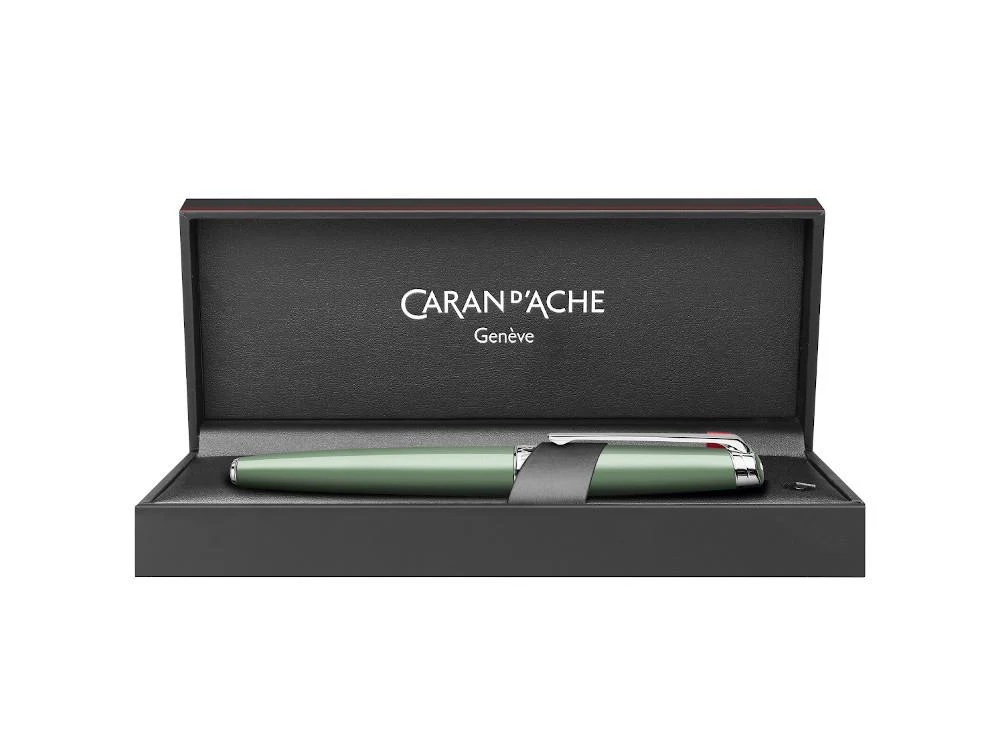 Caran d'Ache Léman Vert De Gris Fountain Pen, Brass, Green, 4799.713 - Image 5