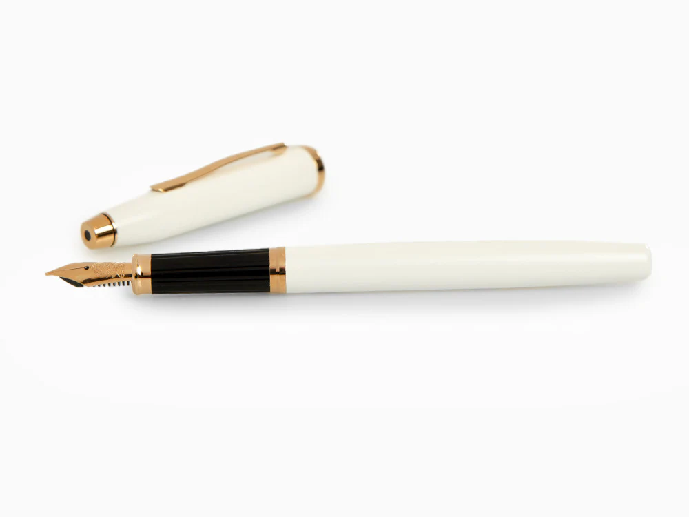 Cross Century II Fountain Pen, White Lacquer, Rose Gold, AT0086-113 - Image 7