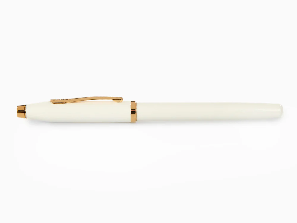 Cross Century II Fountain Pen, White Lacquer, Rose Gold, AT0086-113 - Image 9