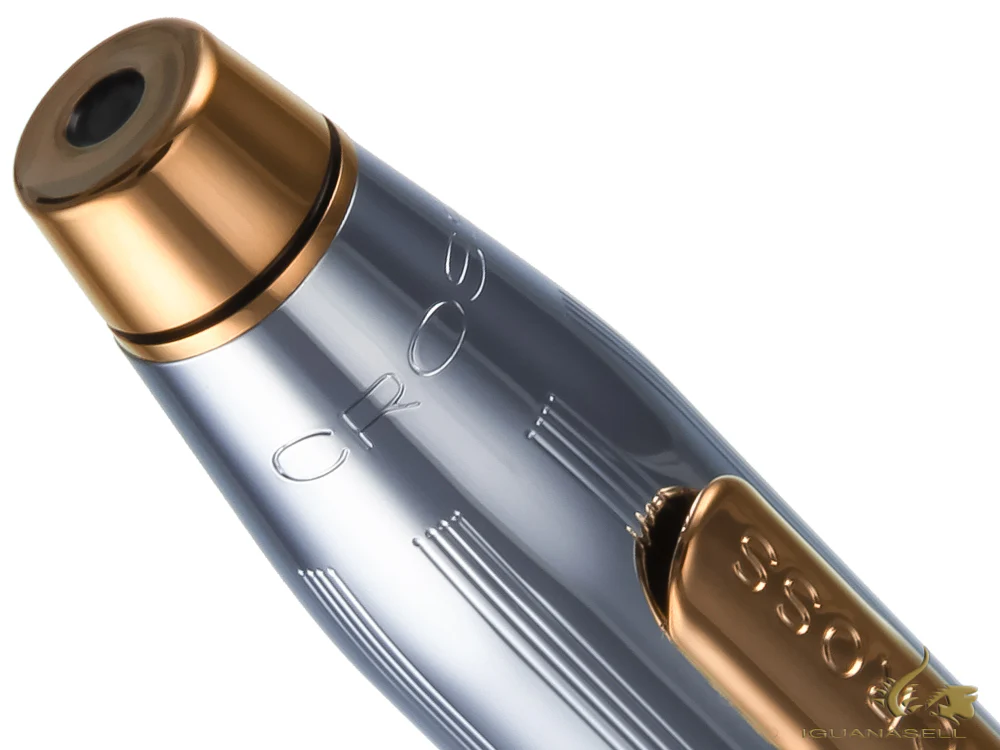 Cross Century II Medalist Fountain Pen, Brushed chrome, 23K Gold plated - Image 8