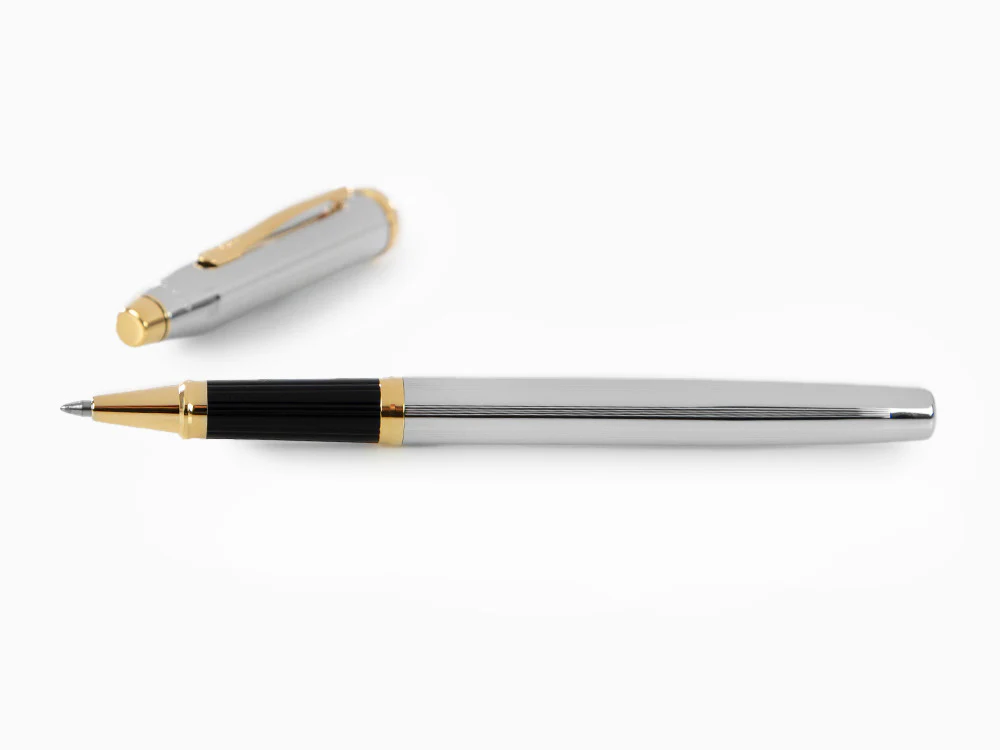 Cross Century II Medalist Rollerball pen, Chrome, Silver, 23K Gold plated - Image 7