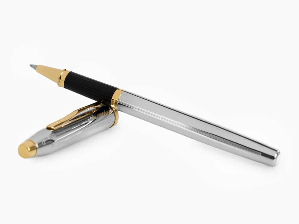 Cross Century II Medalist Rollerball pen, Chrome, Silver, 23K Gold plated - Image 8