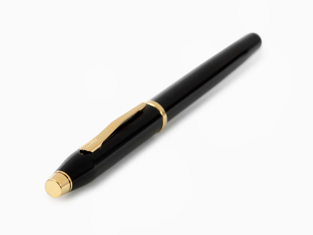 Cross Century II Rollerball pen, Lacquer, Black, 23K Gold plated, 414-1 - Image 6