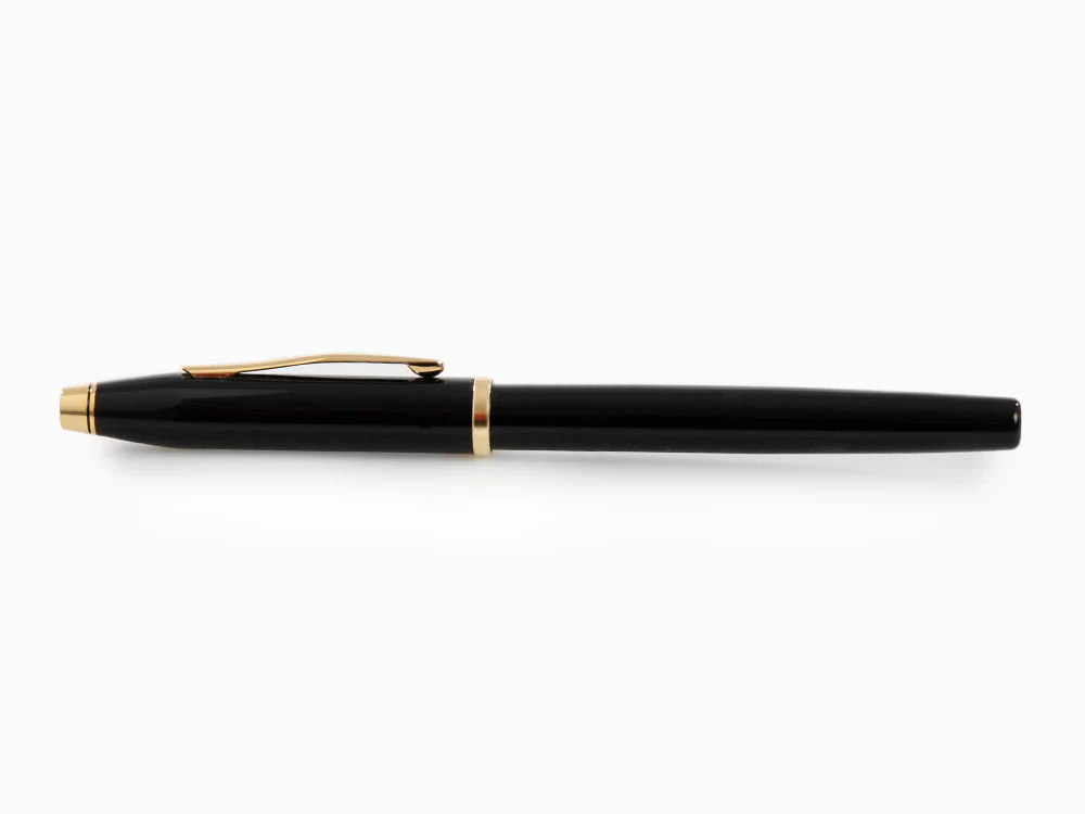 Cross Century II Rollerball pen, Lacquer, Black, 23K Gold plated, 414-1 - Image 8