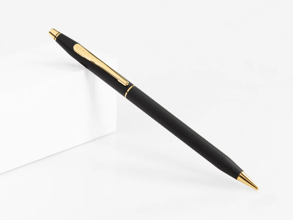 Cross Classic Century Mechanical pencil 0.7mm, Black, 23K Gold plated, 250305 - Image 3