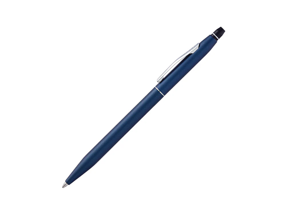 Cross Click Ballpoint pen, Resin, Blue, Mat, Chrome, AT0622-121 - Image 3