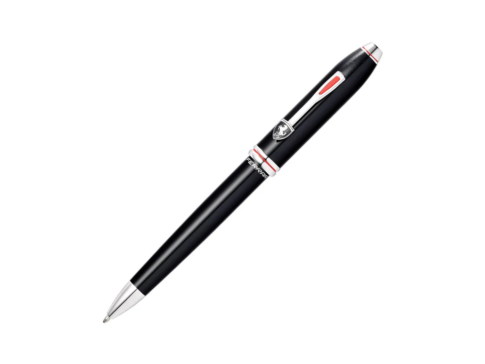 Cross Ferrari Townsend Ballpoint Pen, Lacquer, Black, Rhodium, FR0042-56 - Image 2