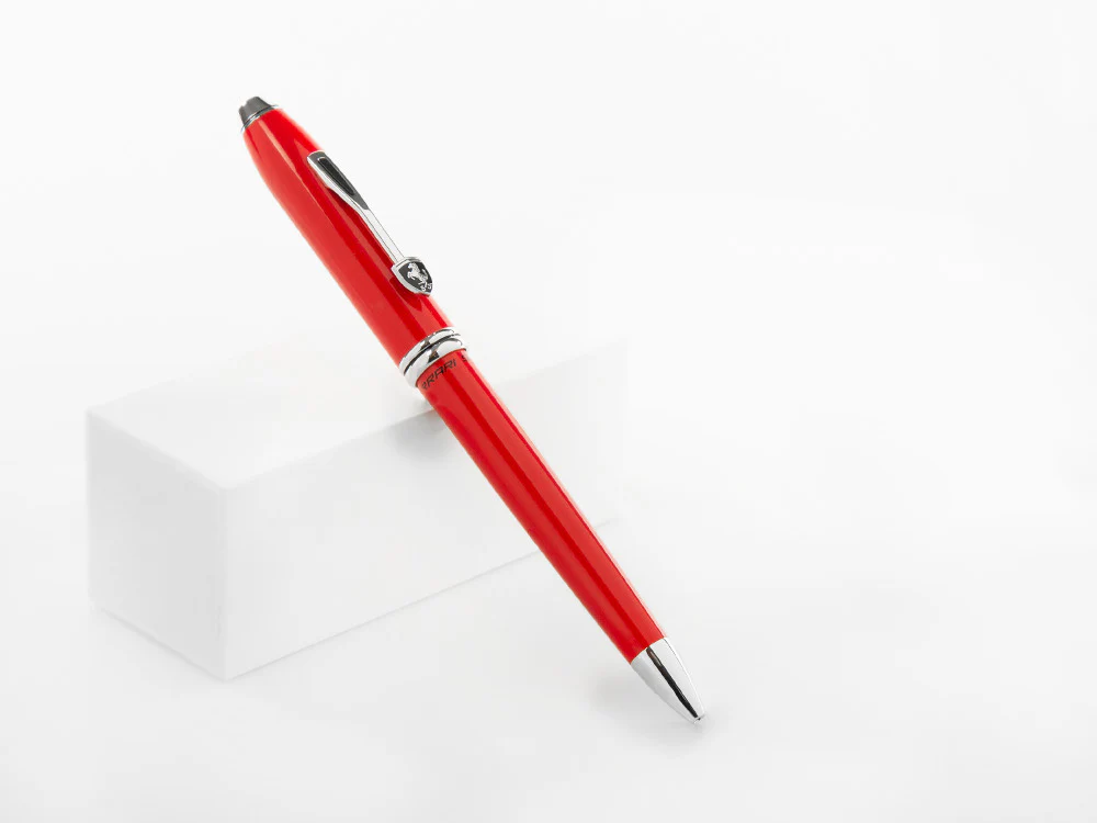 Cross Ferrari Townsend Ballpoint Pen, Lacquer, Red, Rhodium, FR0042-57 - Image 3