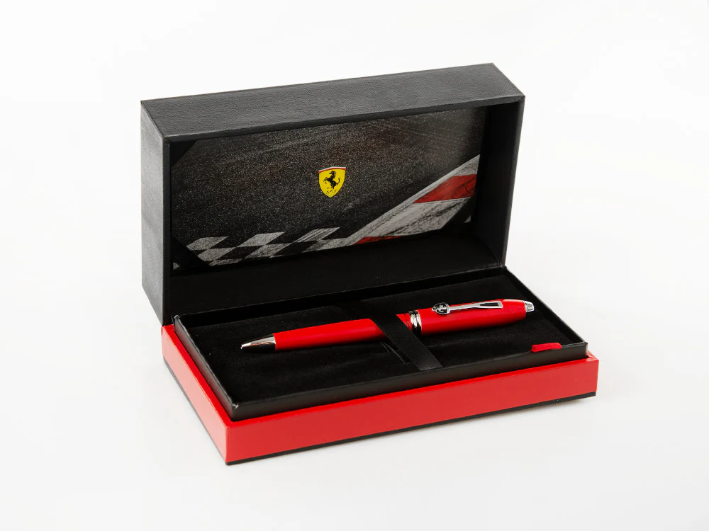 Cross Ferrari Townsend Ballpoint Pen, Lacquer, Red, Rhodium, FR0042-57 - Image 9