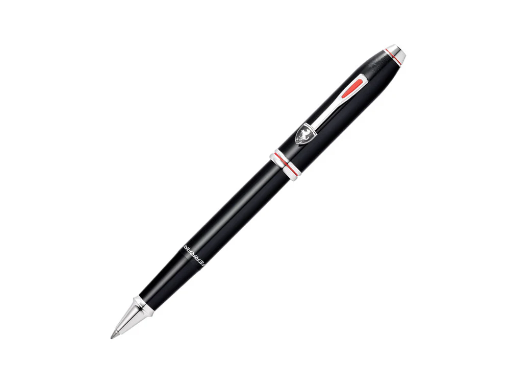 Cross Ferrari Townsend Rollerball Pen, Lacquer, Black, Rhodium, FR0045-56 - Image 2
