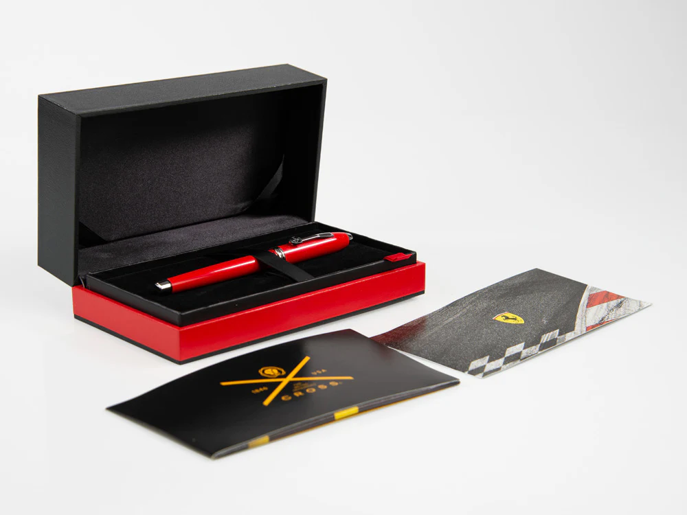 Cross Ferrari Townsend Rollerball Pen, Lacquer, Red, Rhodium, FR0045-57 - Image 10
