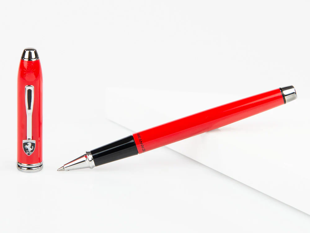 Cross Ferrari Townsend Rollerball Pen, Lacquer, Red, Rhodium, FR0045-57 - Image 2