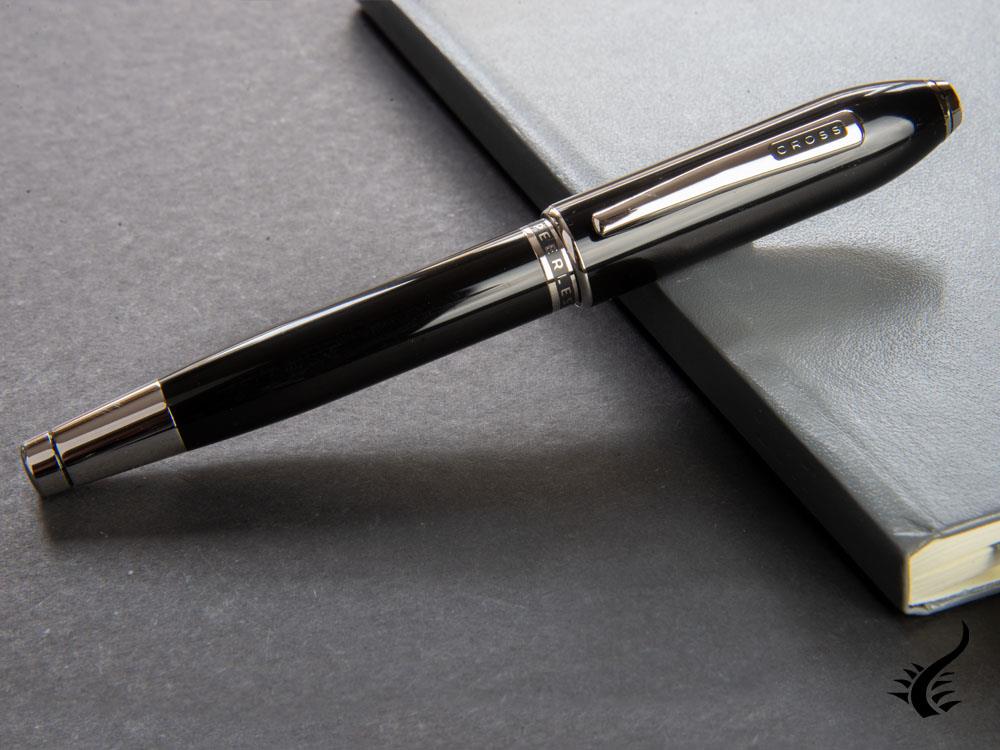 Cross Peerless 125 Fountain Pen, Lacquer, Black, Polished, AT0706-1 - Image 3