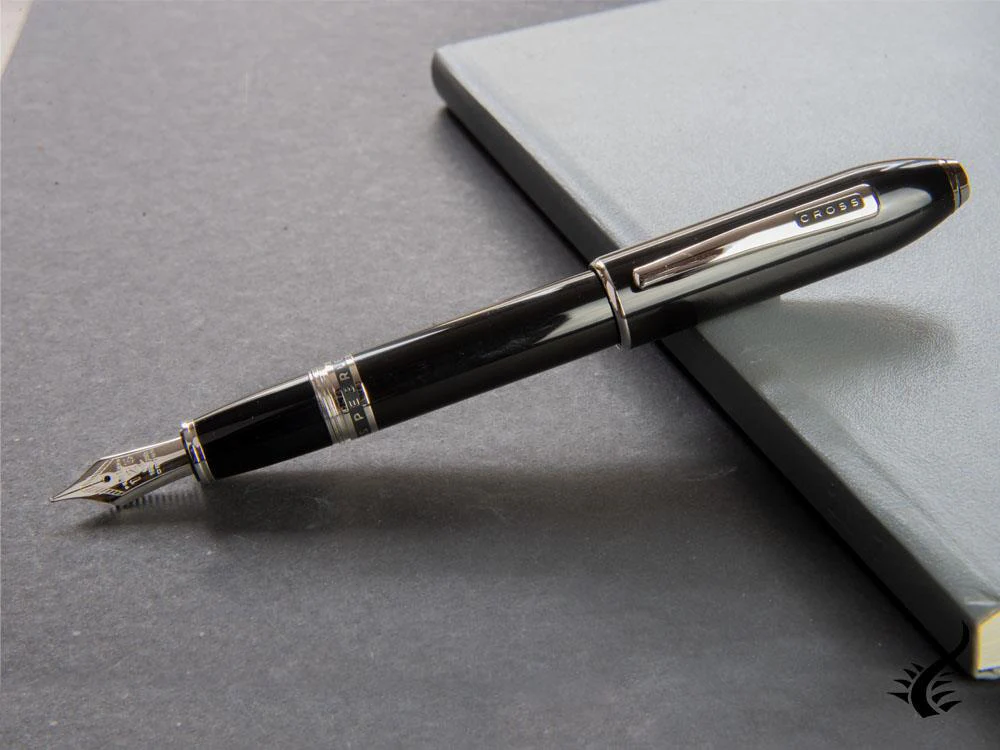 Cross Peerless 125 Fountain Pen, Lacquer, Black, Polished, AT0706-1 - Image 4