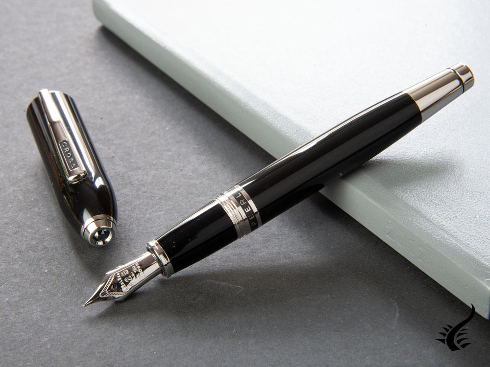 Cross Peerless 125 Fountain Pen, Lacquer, Black, Polished, AT0706-1 - Image 5