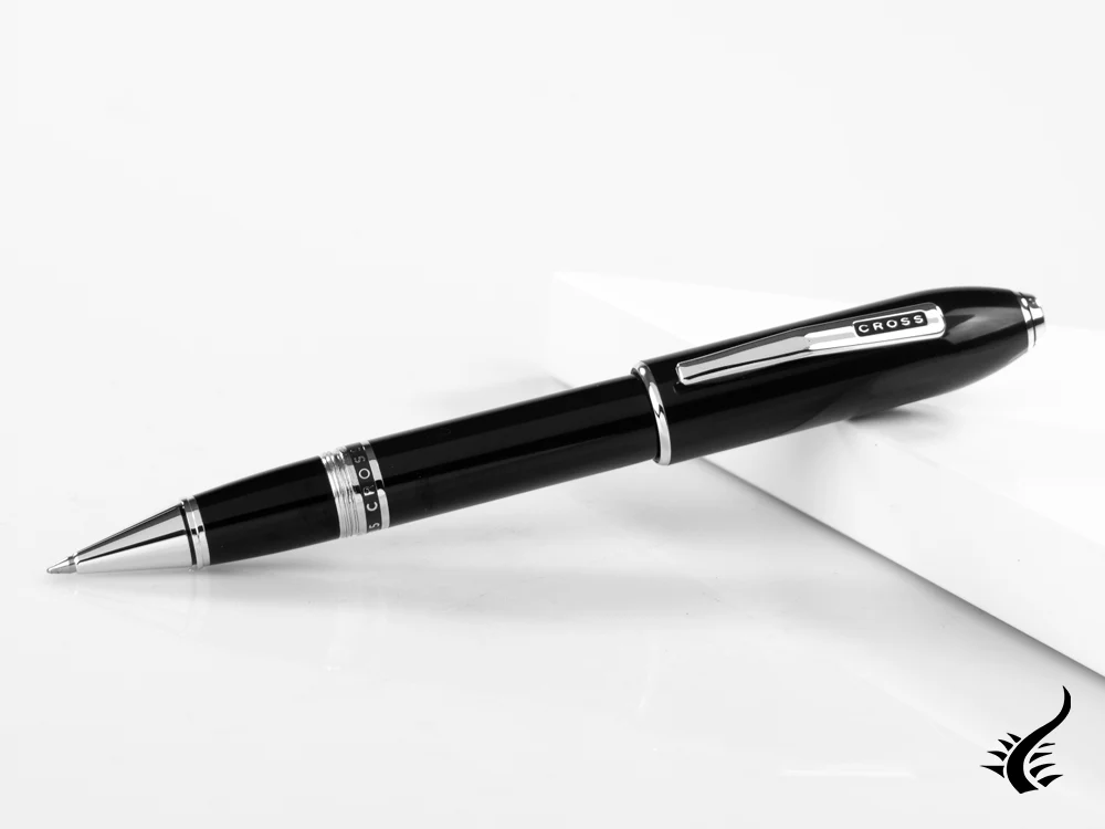 Cross Peerless 125 Rollerball pen, Lacquer, Black, Platinum trim, AT0705-1 - Image 4