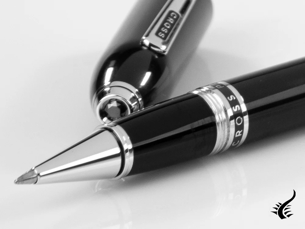 Cross Peerless 125 Rollerball pen, Lacquer, Black, Platinum trim, AT0705-1 - Image 5
