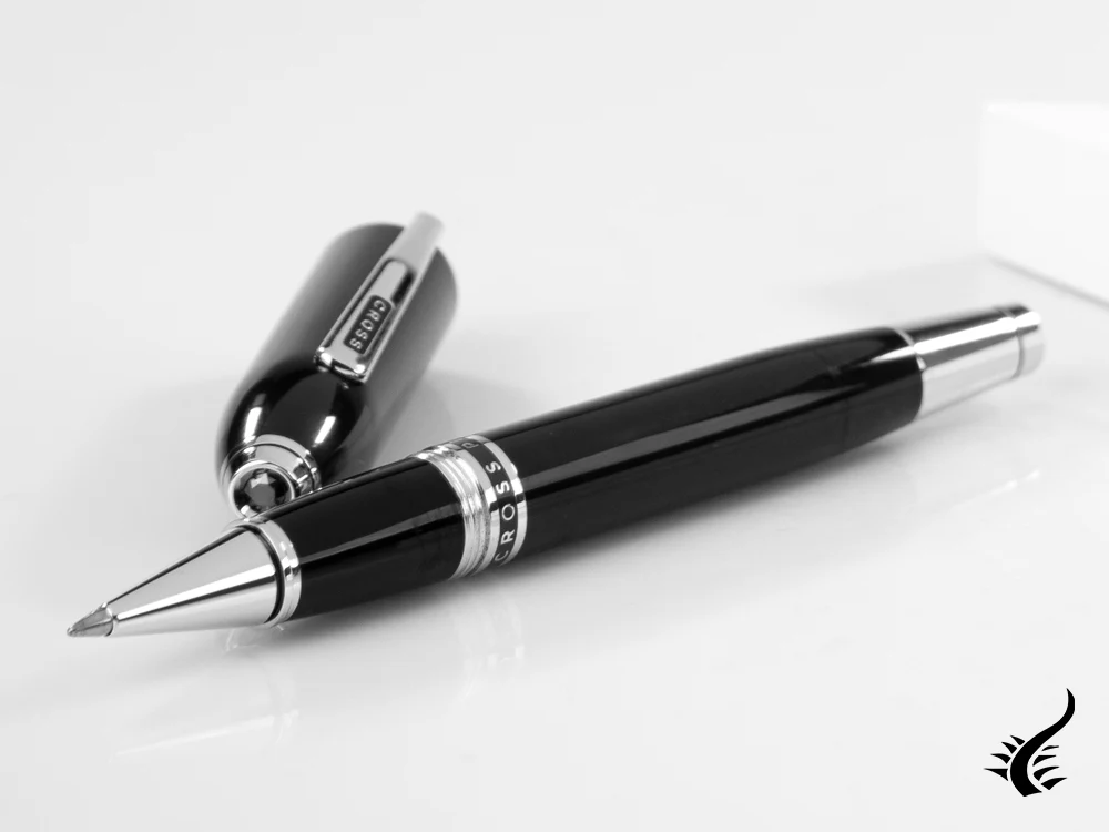 Cross Peerless 125 Rollerball pen, Lacquer, Black, Platinum trim, AT0705-1 - Image 7