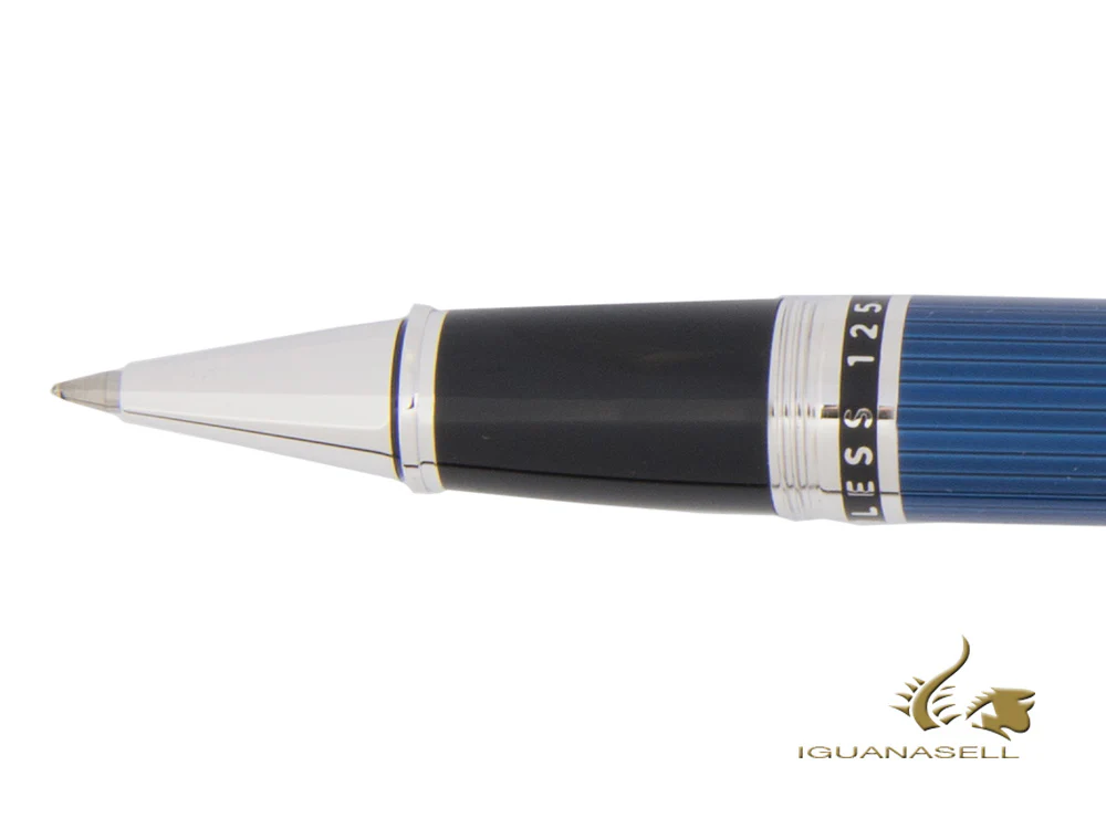 Cross Peerless 125 Rollerball pen, Lacquer, Blue, Platinum trim, AT0705-14 - Image 5