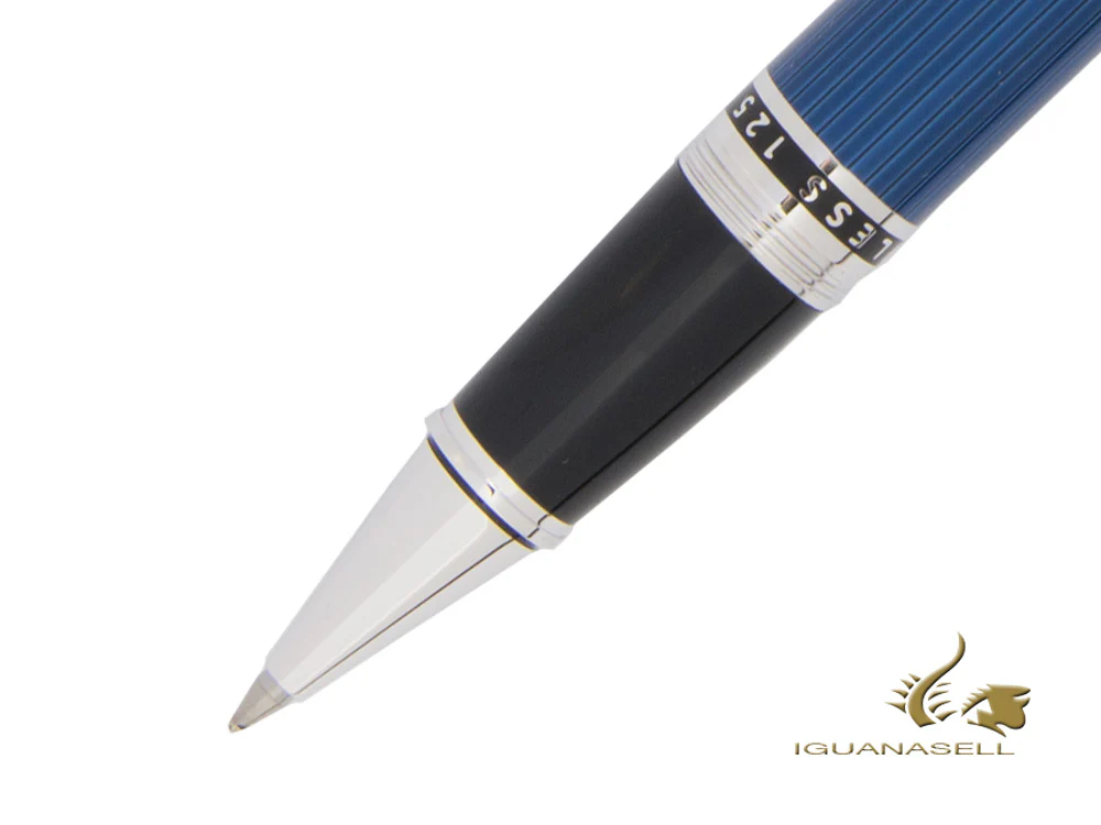 Cross Peerless 125 Rollerball pen, Lacquer, Blue, Platinum trim, AT0705-14 - Image 6