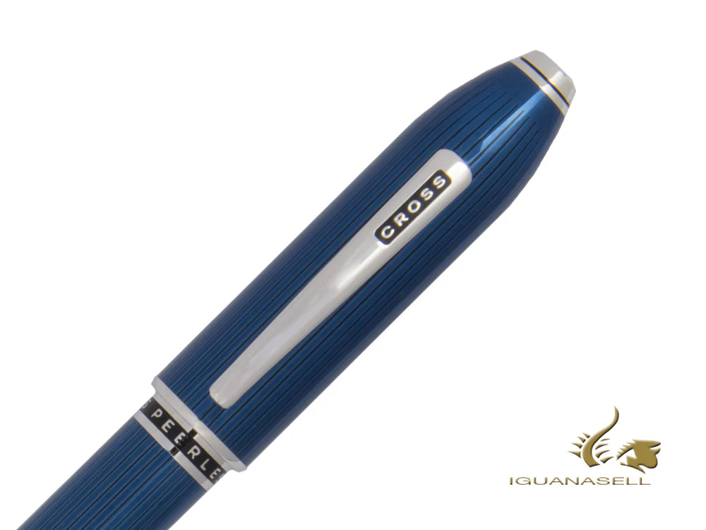Cross Peerless 125 Rollerball pen, Lacquer, Blue, Platinum trim, AT0705-14 - Image 7