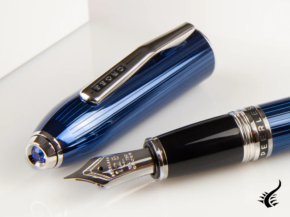 Cross Peerless Blue Quartz Fountain Pen, AT0706-14 - Image 5