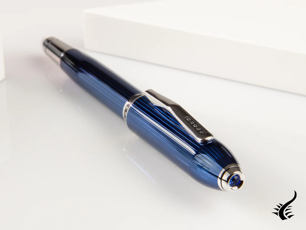 Cross Peerless Blue Quartz Fountain Pen, AT0706-14 - Image 6