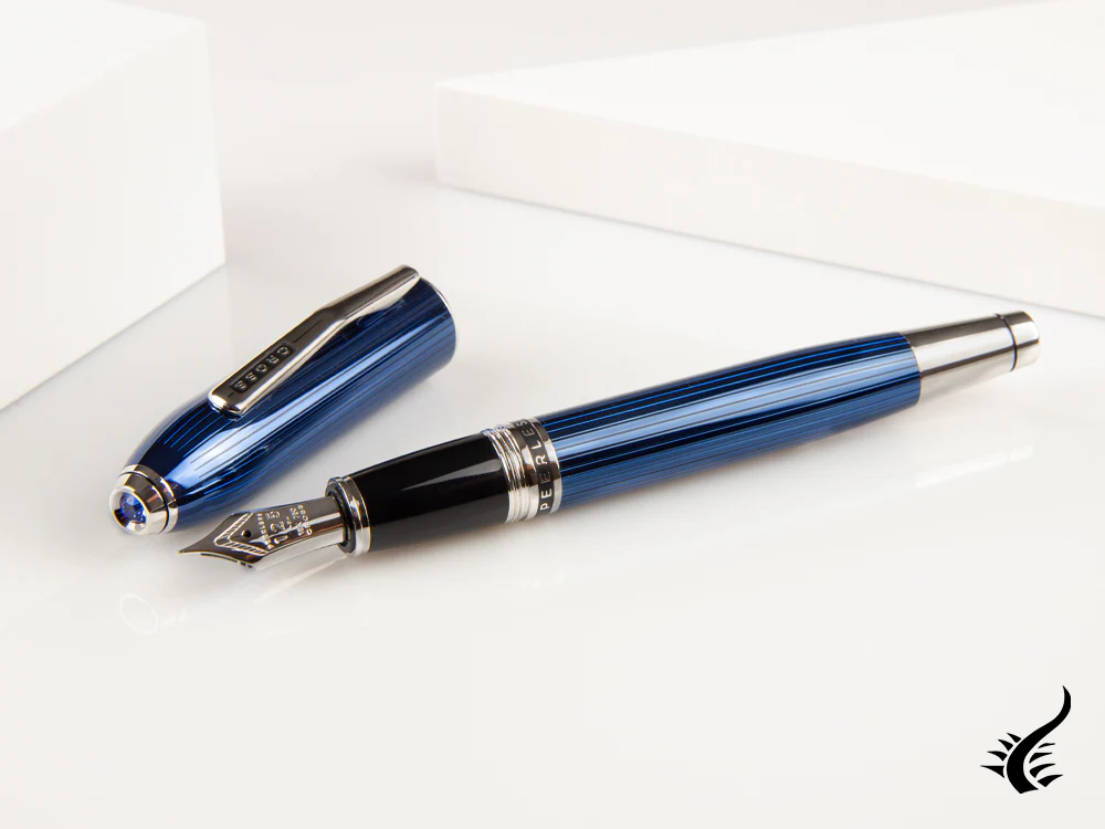 Cross Peerless Blue Quartz Fountain Pen, AT0706-14 - Image 7