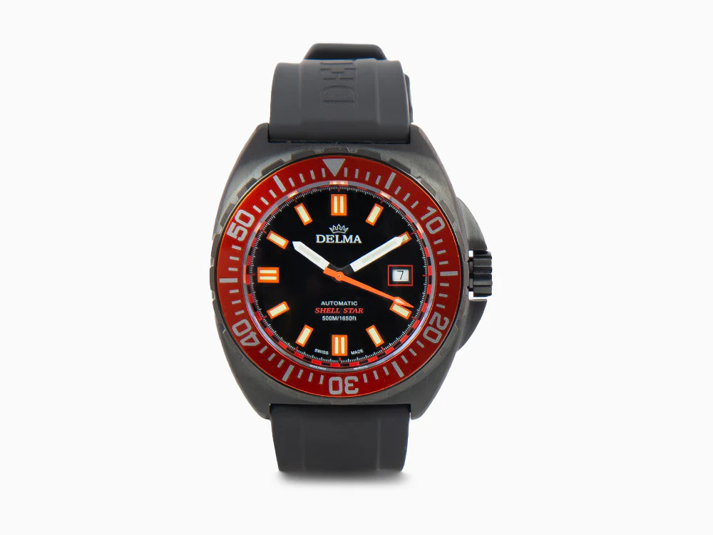 Delma Diver Shell Star Black Tag Automatic Watch, Limited Ed., 44501.670.6.151 - Image 2