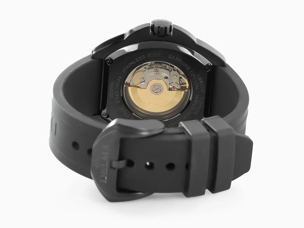 Delma Diver Shell Star Black Tag Automatic Watch, Limited Ed., 44501.670.6.151 - Image 3