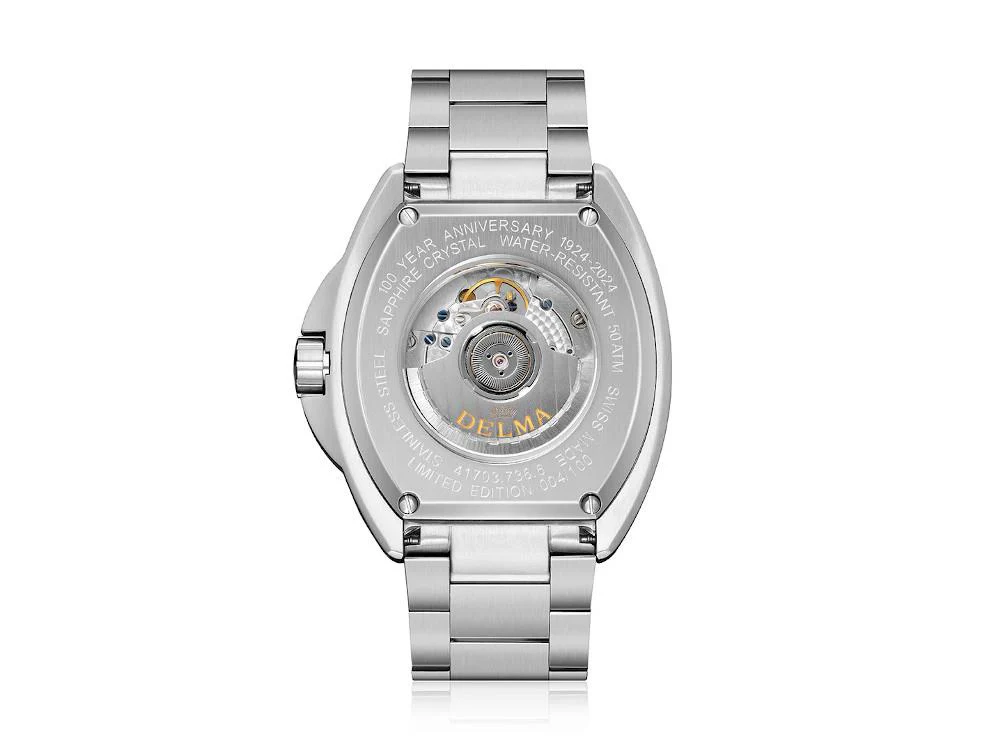 Delma Shell Star Big Date Automatic Watch, Blue, 44 mm, 41703.736.6.041 - Image 3