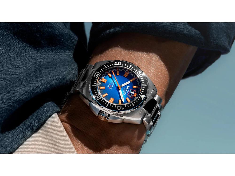 Delma Shell Star Big Date Automatic Watch, Blue, 44 mm, 41703.736.6.041 - Image 5