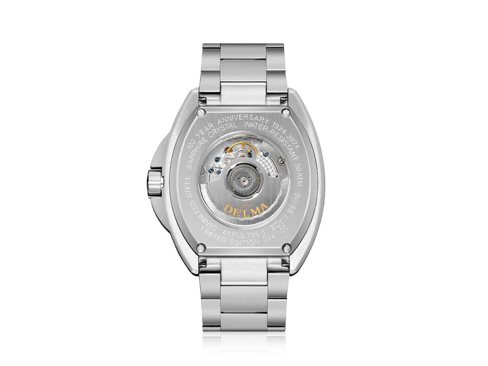 Delma Shell Star Big Date Automatic Watch, Brown, 44 mm, 41703.736.6.091 - Image 3