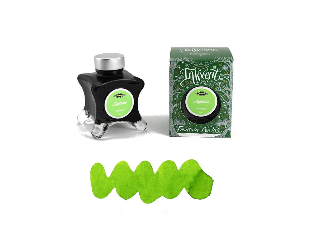 Diamine Appletini Ink Vent Green Ink Bottle, 50ml, Standard - Image 2
