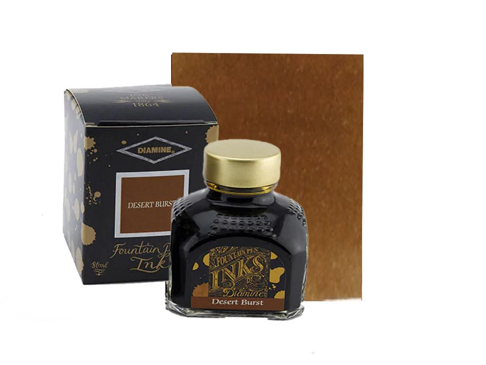 Diamine Desert Burst Ink Bottle, 80ml., Crystal - Image 2