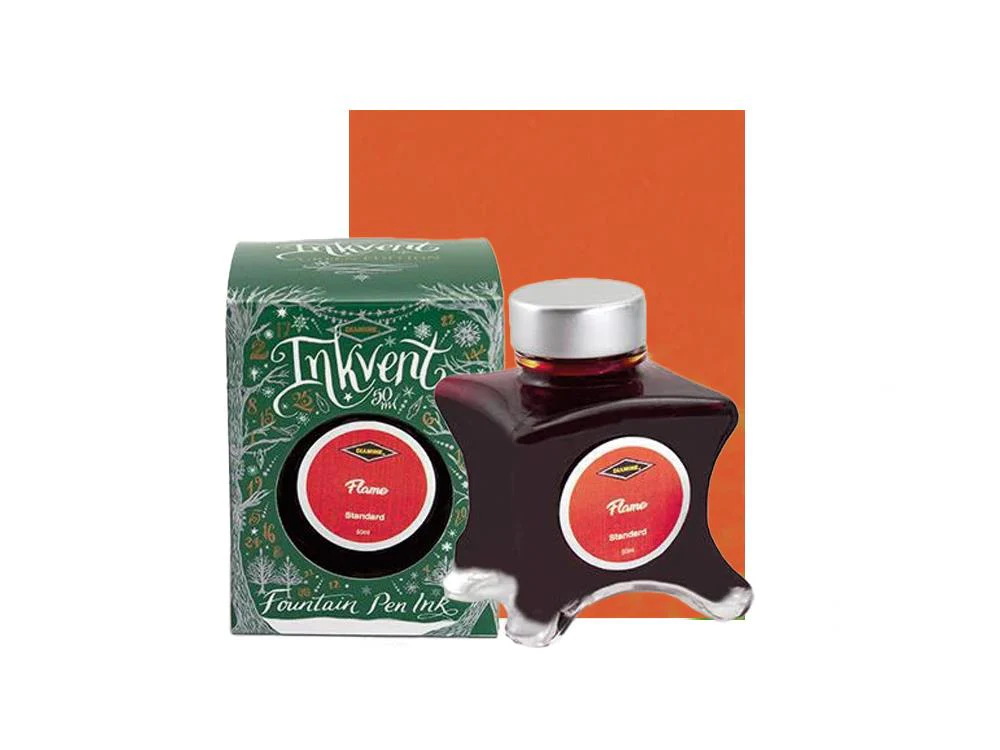 Diamine Flame Ink Vent Green Ink Bottle, 50ml, Standard - Image 2