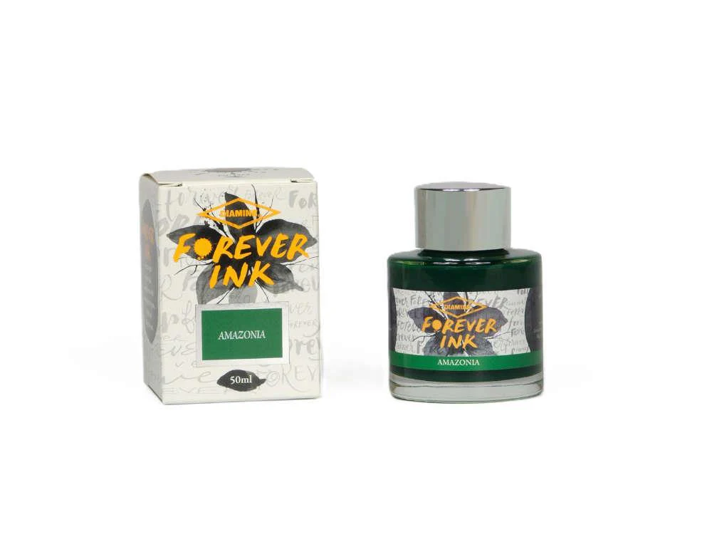 Diamine Forever Ink Collection -Permanent Pigmen Ink Amazonia, Green, 50ml - Image 3