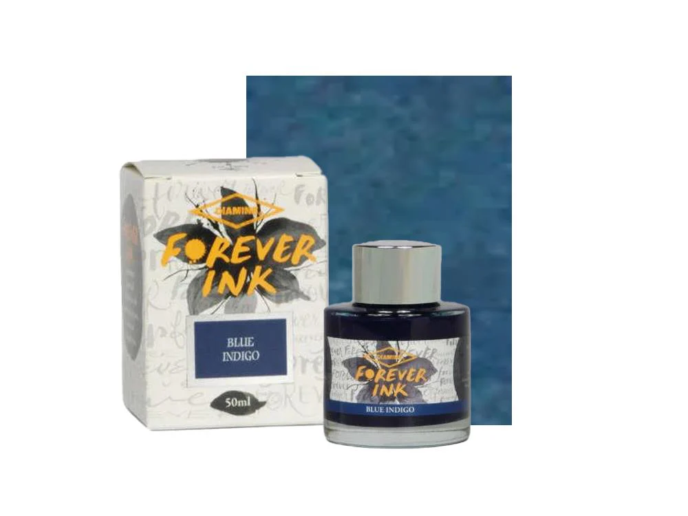 Diamine Forever Ink Collection -Permanent Pigment Blue Indigo Ink Bottle, Blue - Image 2