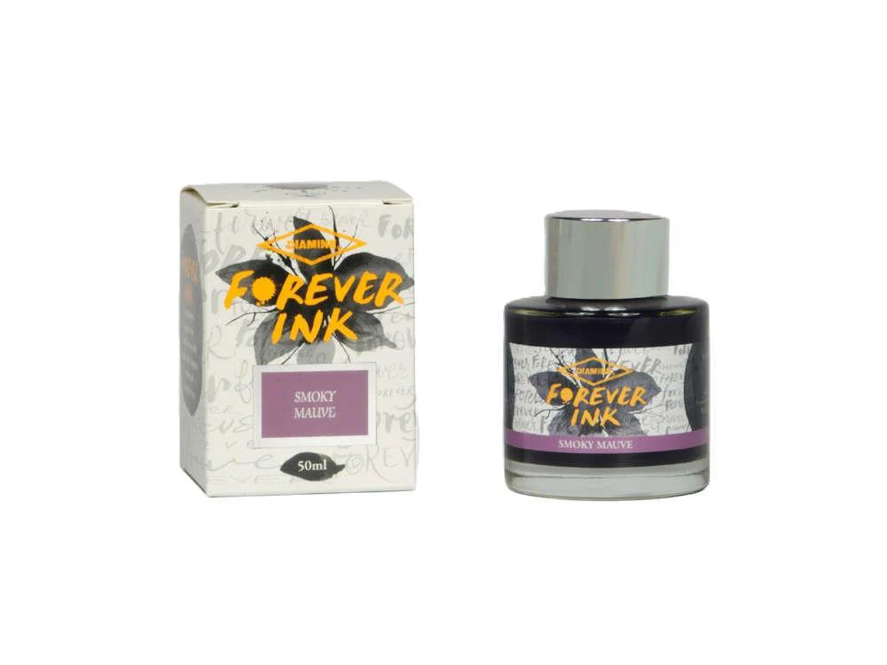 Diamine Forever Ink Collection -Permanent Pigment Ink Bottle Smoky Mauve, Grey - Image 3