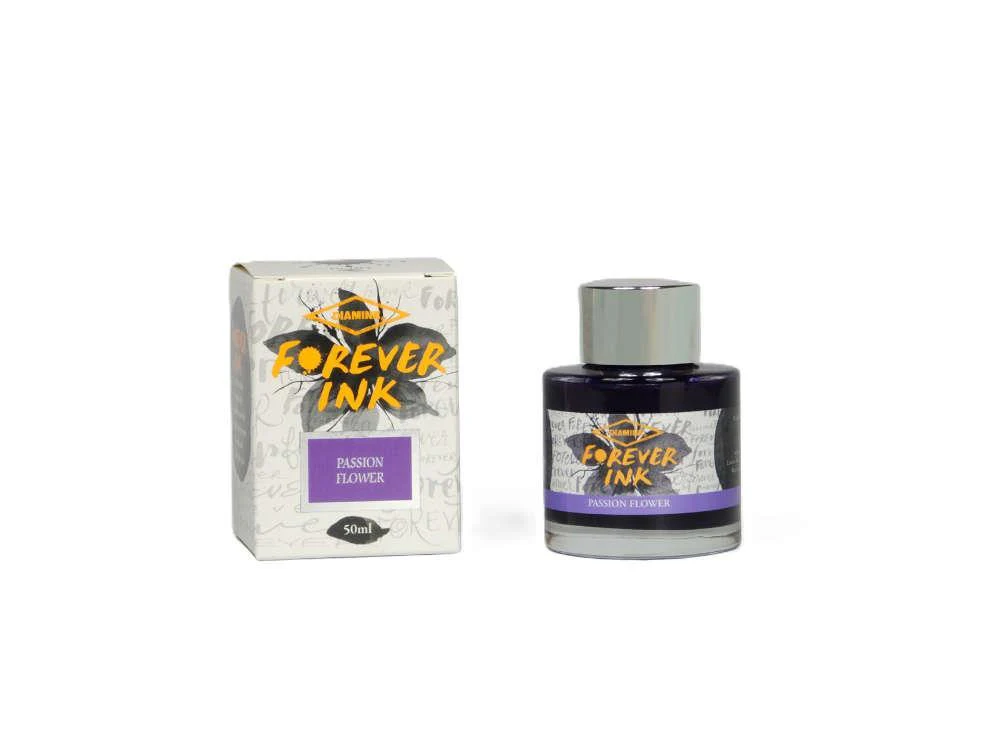 Diamine Forever Ink Collection -Permanent Pigment Ink Passion Flower, Purple - Image 3