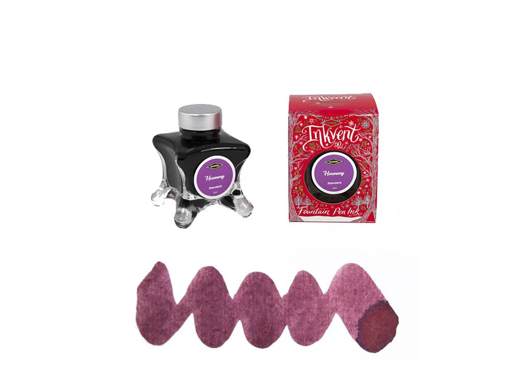 Diamine Harmony Ink Vent Red Ink Bottle, 50ml, Purple, Glass - Image 2