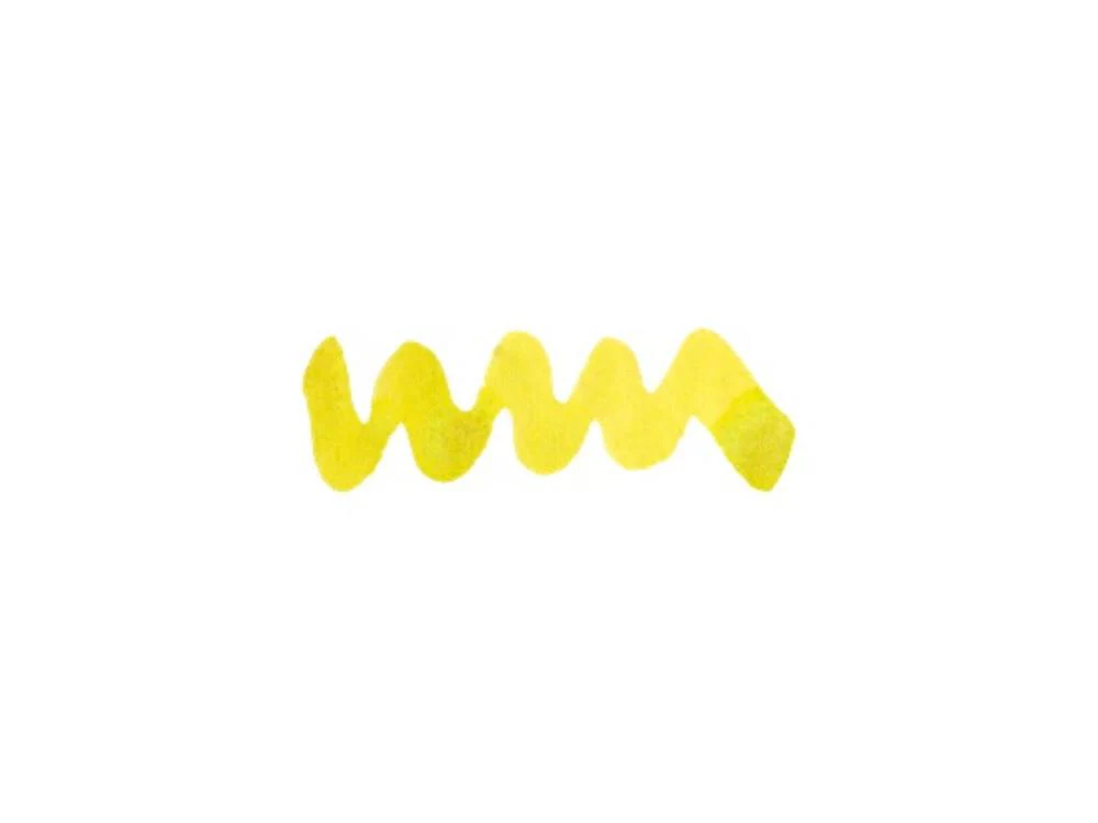 Diamine Ink Vent Black Chamaelon Lemon Lime Ink Bottle, 50ml, Yellow - Image 3
