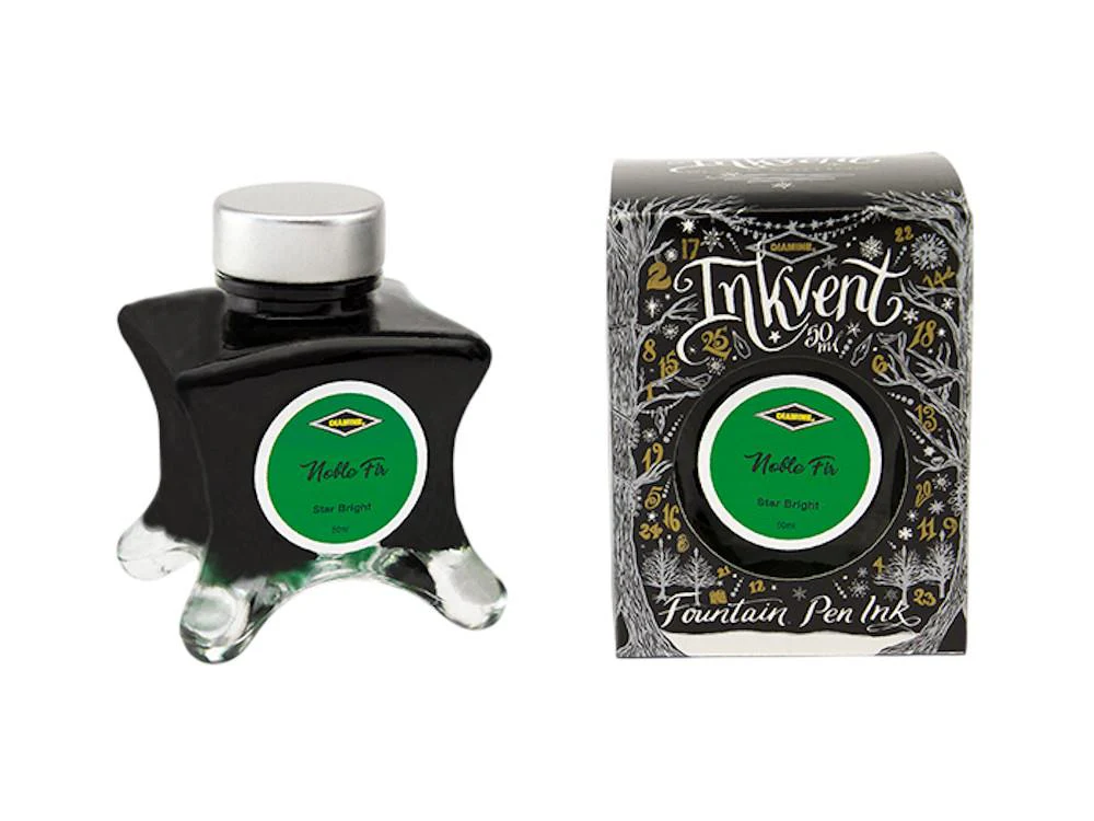 Diamine Ink Vent Black Star Bright Noble Fir Ink Bottle, 50ml, Green