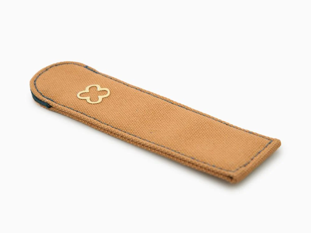 Esterbrook Canvas Single Sleeve Tan Pen Case, Brown, ECT100 - Image 4