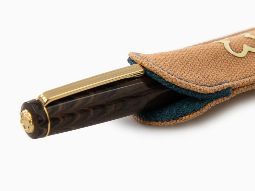 Esterbrook Canvas Single Sleeve Tan Pen Case, Brown, ECT100 - Image 5