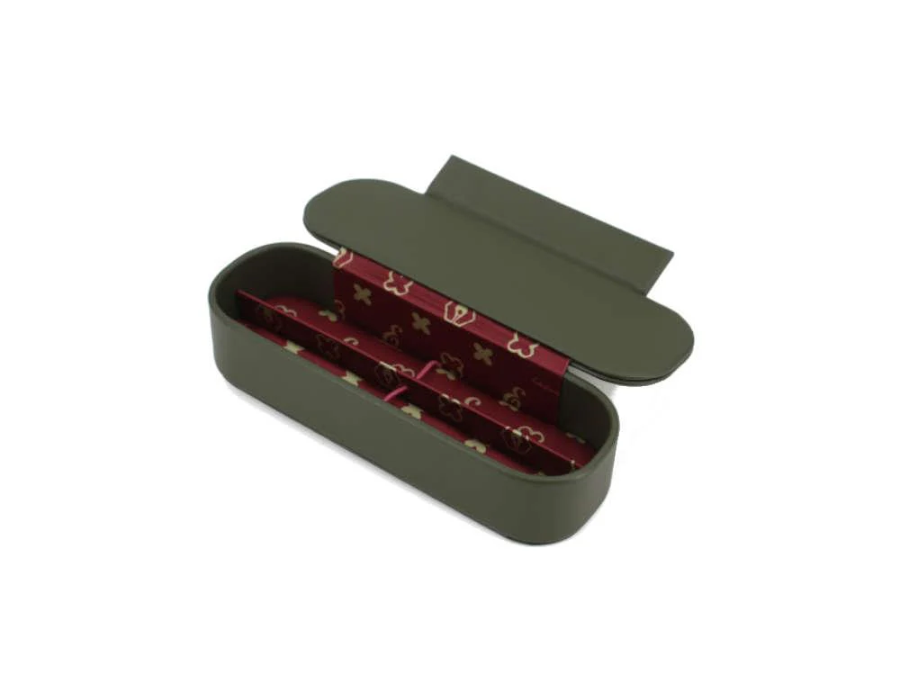 Esterbrook Double Pen Nook, Moss Green, 2 Writing Instruments, EZM102 - Image 2