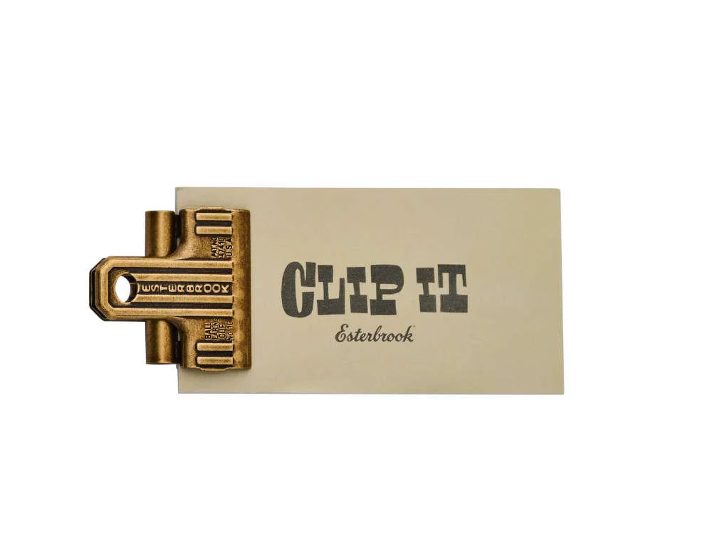 Esterbrook Eclipse 3-Piece Clip Set, Metal, Gold plated, Golden, ECL-GOLD - Image 5