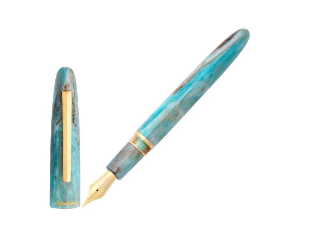 Esterbrook Estie Avalanche Fountain Pen, Diamond Cast, Blue, EAV9106 - Image 2